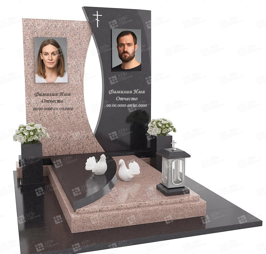 Памятник двойной, эксклюзивный — ПДЭ-13