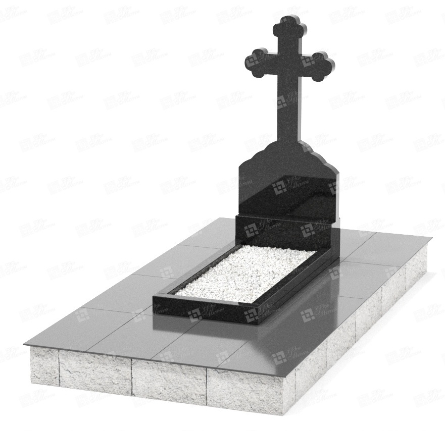 Памятник с крестом ПК-2