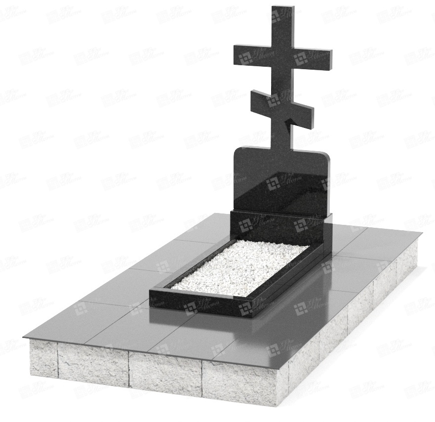 Памятник с крестом ПК-3