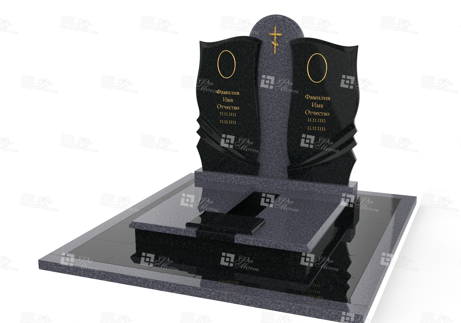 Памятник двойной, эксклюзивный — ПД-35